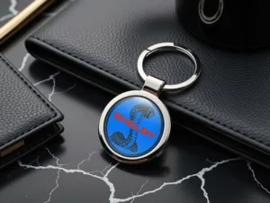 Shelby Porte-clés Luxe Acier Inox Premium